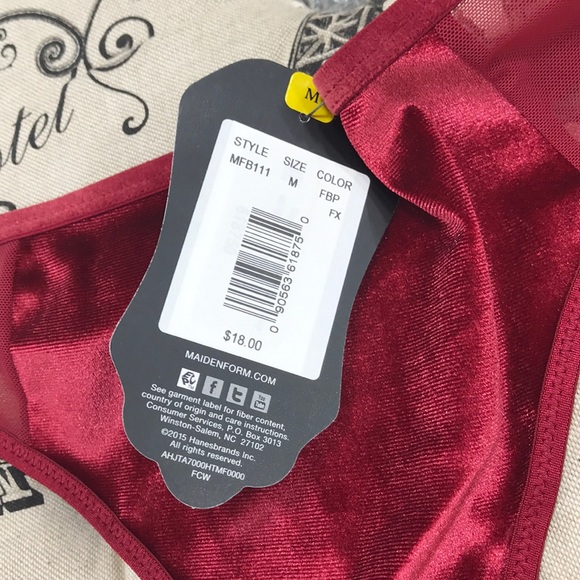 🛍3/$30🛍 Maidenform Extra Sexy Velvet Thong  MFB11 - Picture 5 of 9